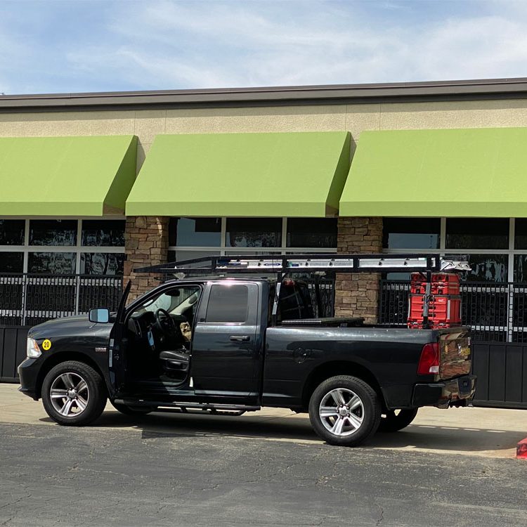 Commercial Box Awnings Installation Commercial Box Awnings Installation
